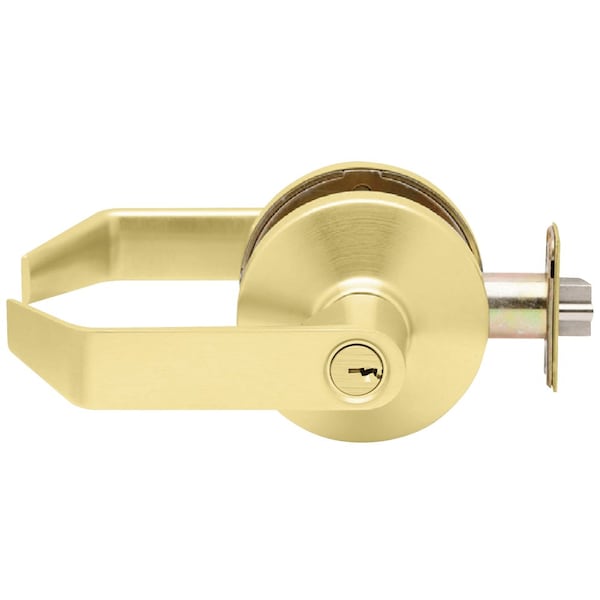 Grade 2 Cylindrical Lock, Entry/Office Function, Key in Lever Cylinder, Dane Lever, Standard Rose, S